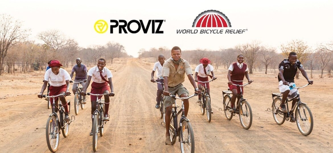 Proviz supporting World Bicycle Relief UK